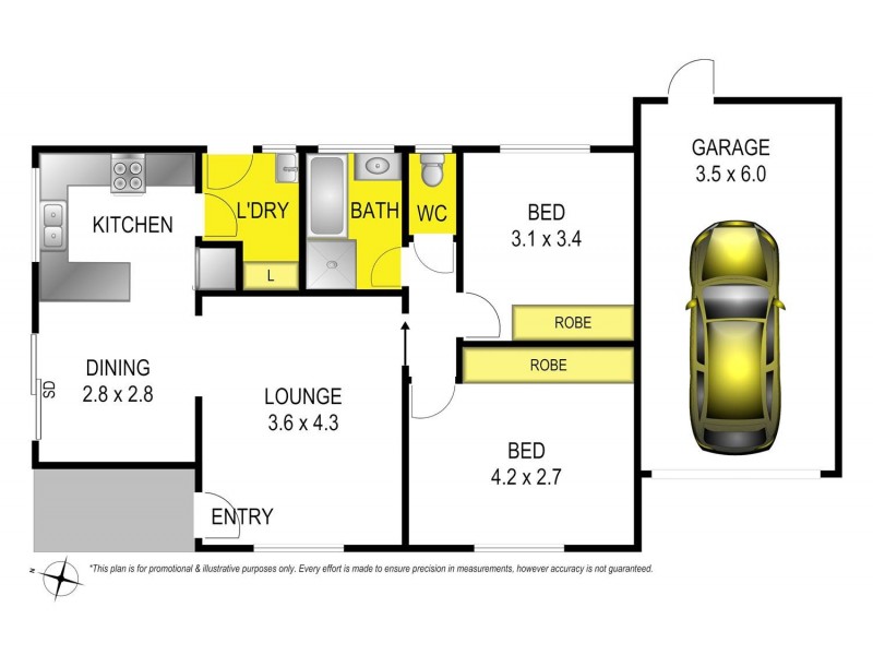 3/1 St Anthony Court, Lara VIC 3212 Floorplan
