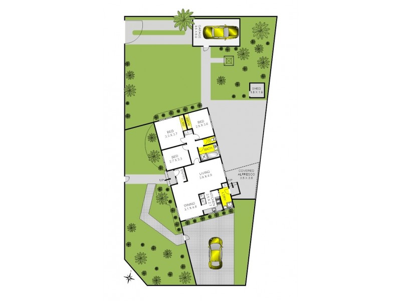 1 Lofty Court, Corio VIC 3214 Floorplan