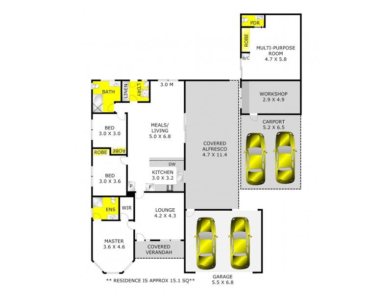 13 Oak Court, Lara VIC 3212 Floorplan