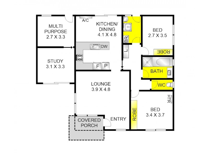 2/52 Cameron Crescent, Lara VIC 3212 Floorplan
