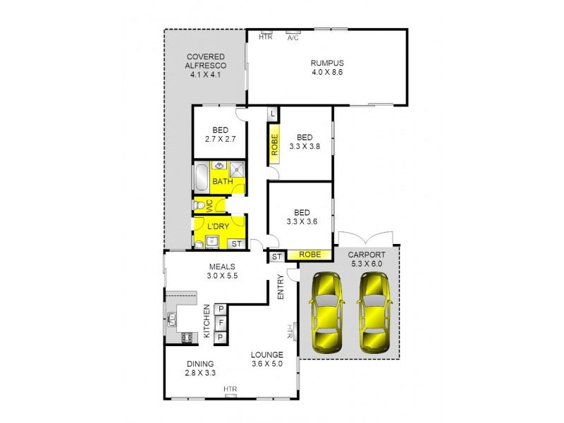 5 Correa Close, Corio VIC 3214 Floorplan