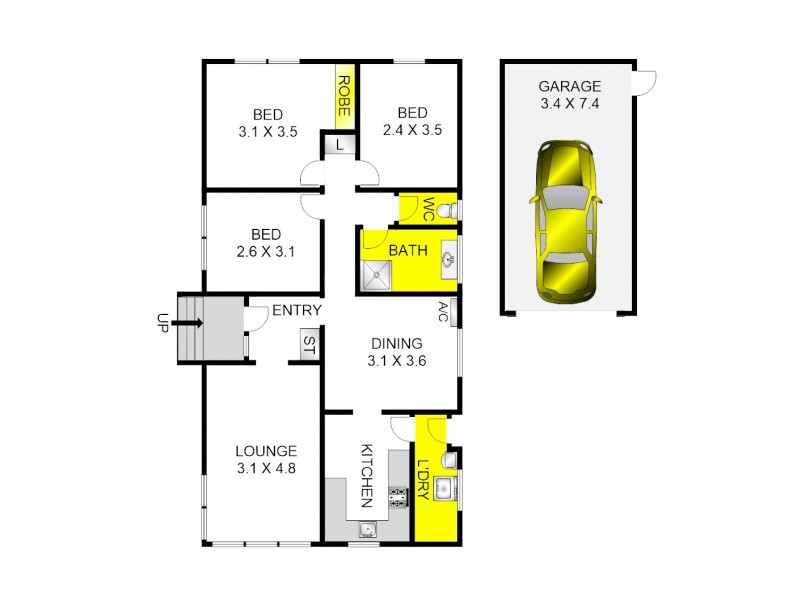 6 Gambier Grove, Corio VIC 3214 Floorplan