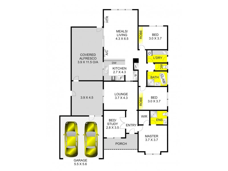11 Juniper Court, Corio VIC 3214 Floorplan