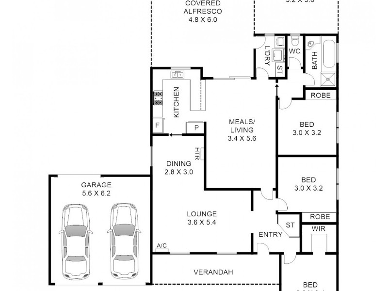 33 Kingsley Drive, Corio VIC 3214 Floorplan