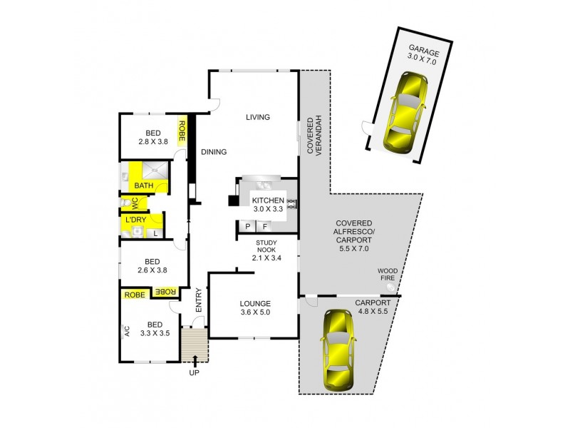 5 Wattle Place, Corio VIC 3214 Floorplan