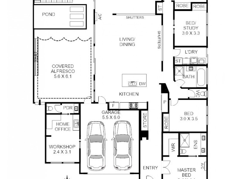 124 Eastlakes Boulevard, Lara VIC 3212 Floorplan