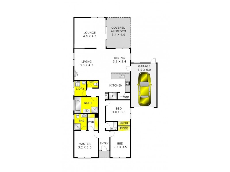 28 Nigella Avenue, Corio VIC 3214 Floorplan