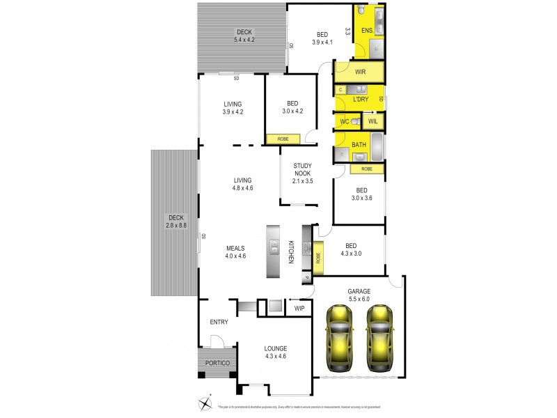 45 Westlakes Boulevard, Lara VIC 3212 Floorplan