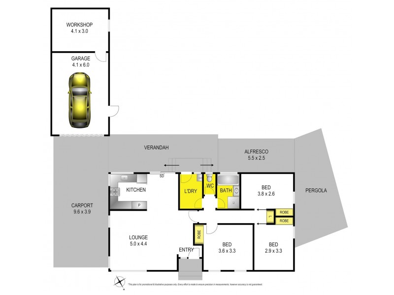 1 Dalwood Court, Corio VIC 3214 Floorplan