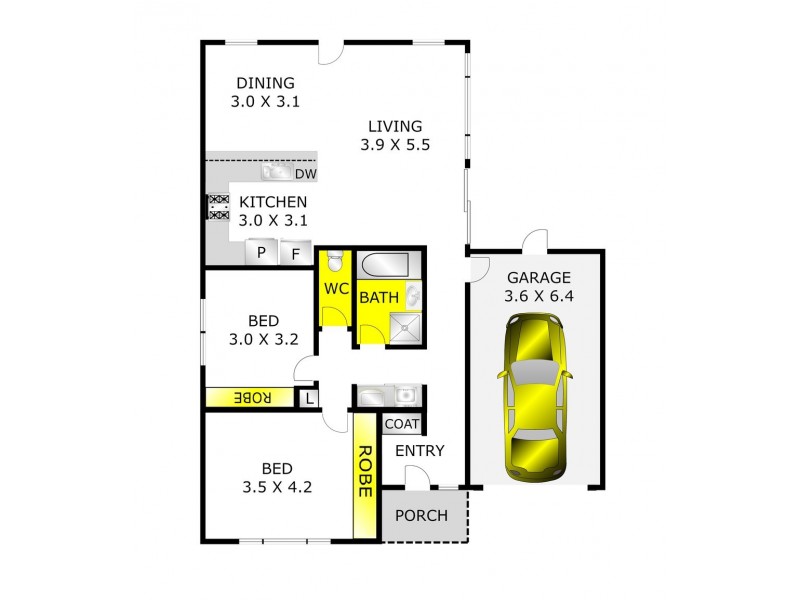 6/31-33 Cranbourne Drive, Corio VIC 3214 Floorplan