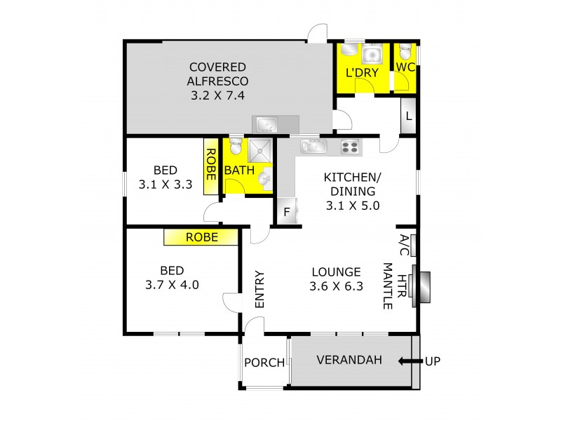 91 Cox Road, Norlane VIC 3214 Floorplan