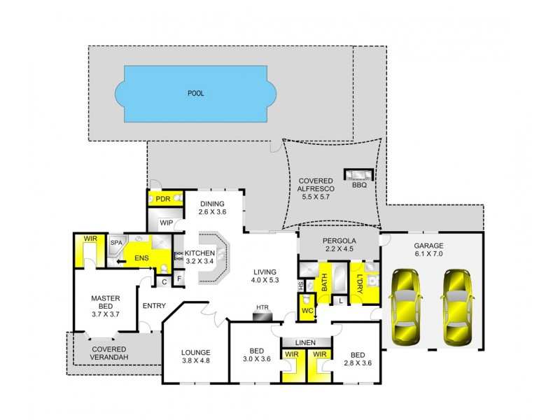 1-2 Starling Close, Lara VIC 3212 Floorplan