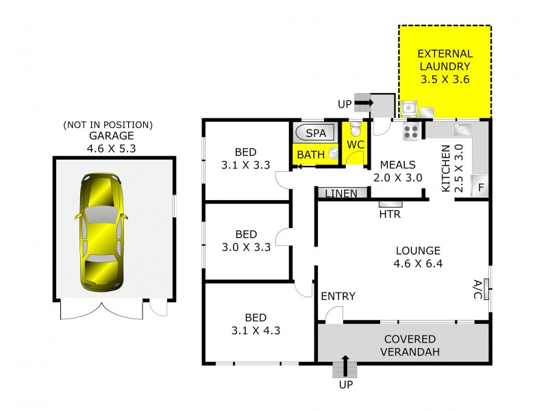 66 Ontario Avenue, Corio VIC 3214 Floorplan