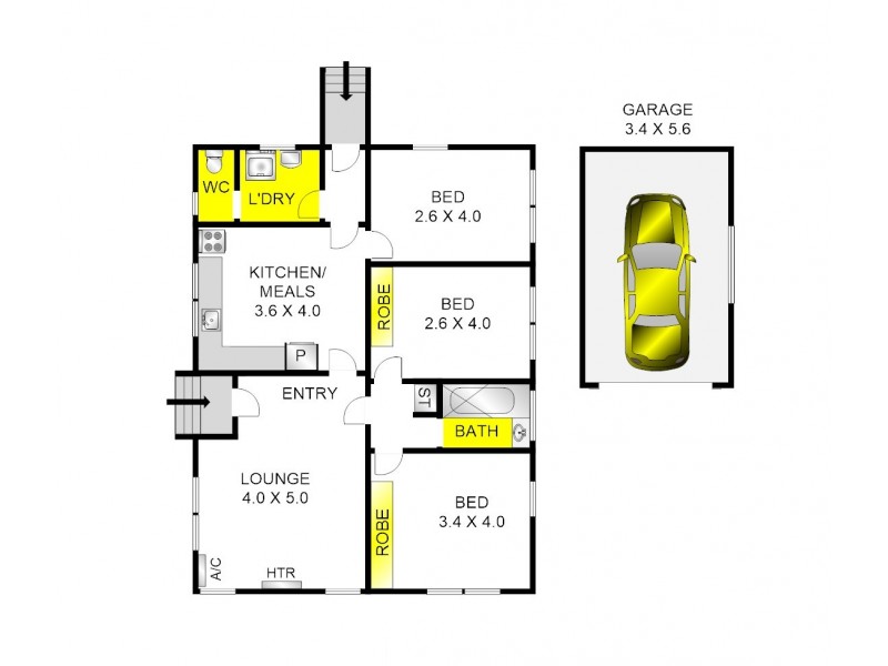 133 Sparks Road, Norlane VIC 3214 Floorplan