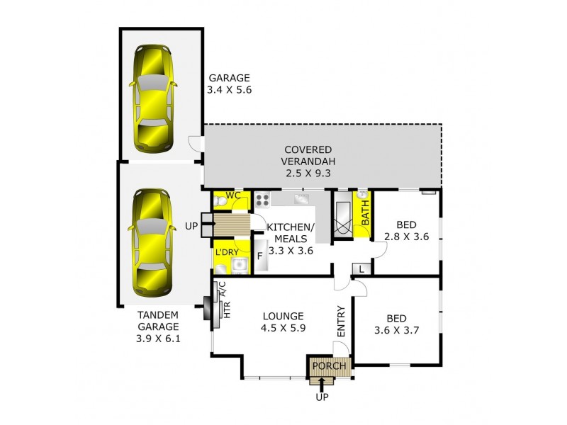 8 Wren Street, Norlane VIC 3214 Floorplan