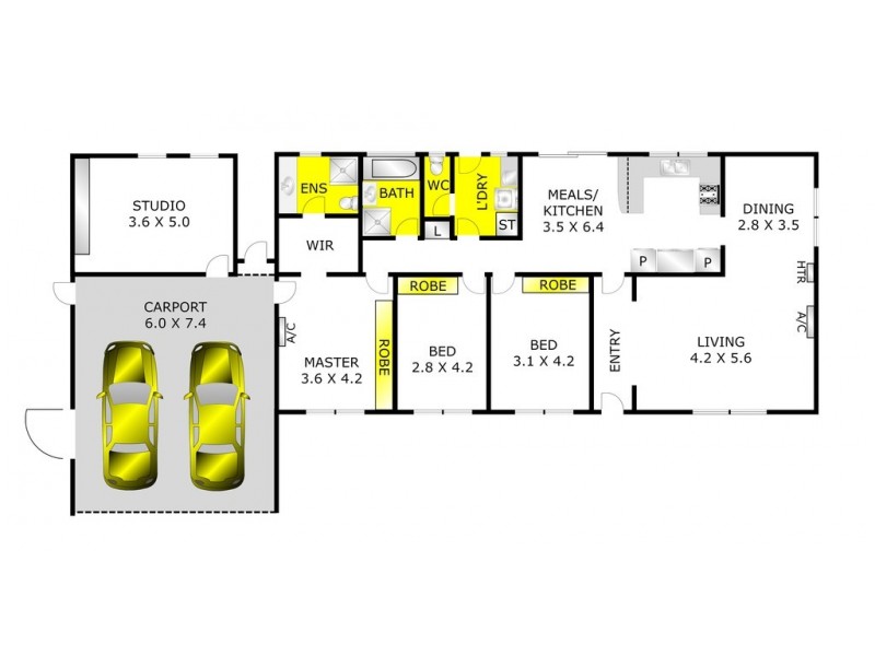 64 Benjamin Drive, Lara VIC 3212 Floorplan