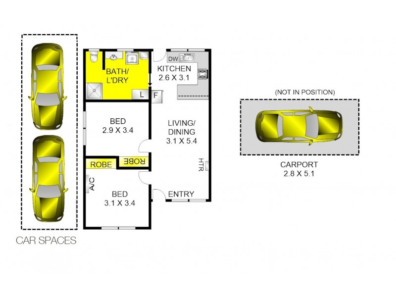 3/21 Calvert Street, Hamlyn Heights VIC 3215 Floorplan