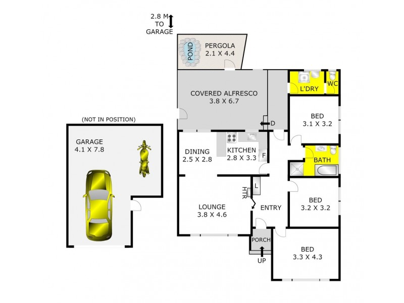 8 Buffalo Avenue, Corio VIC 3214 Floorplan