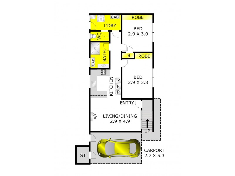 2/55 Teleta Crescent, Corio VIC 3214 Floorplan