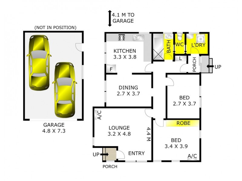 1 Finch Street, Norlane VIC 3214 Floorplan