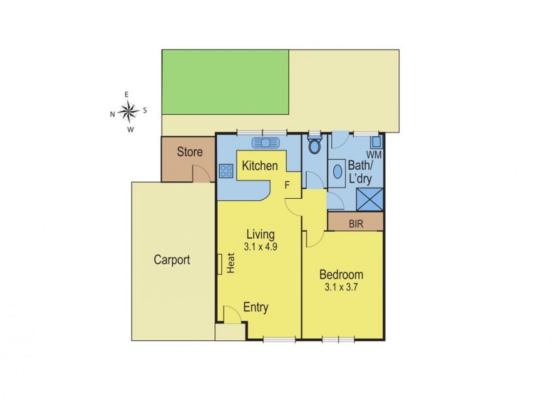 3/51-53 Merlin Crescent, Corio VIC 3214 Floorplan