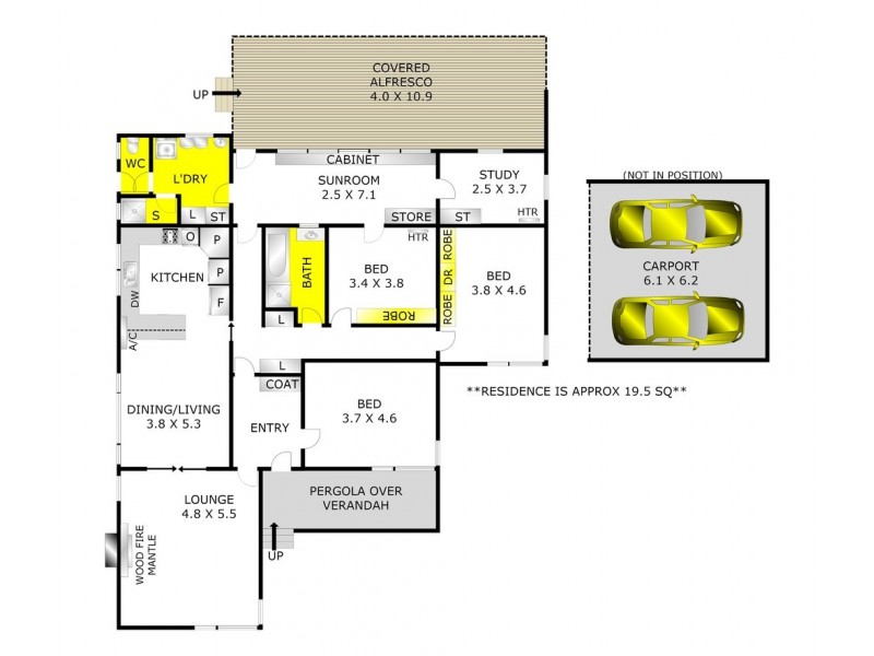 1010 Steiglitz Road, Sutherlands Creek VIC 3331 Floorplan