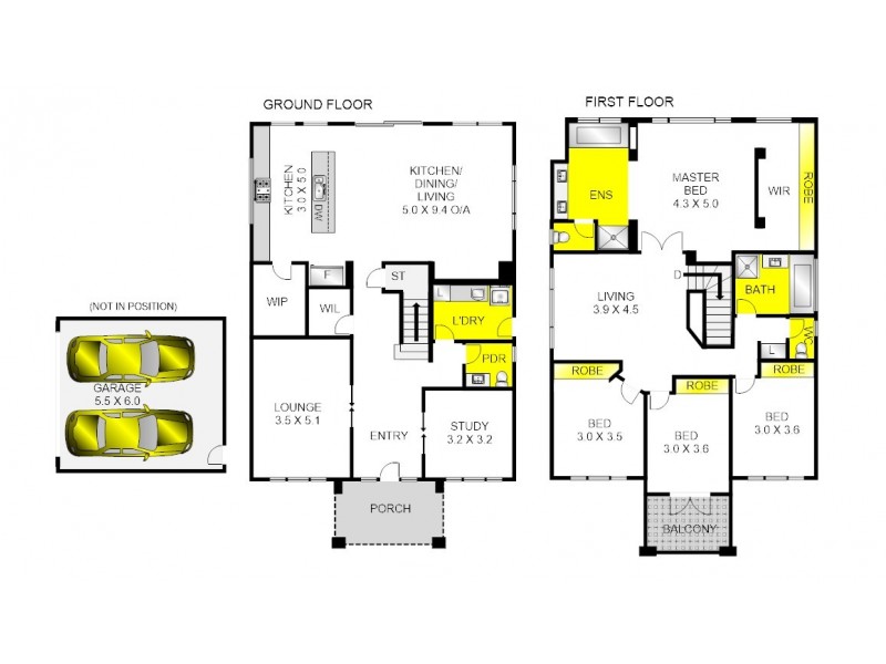 96 Eastlakes Boulevard, Lara VIC 3212 Floorplan