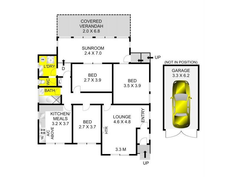 87 Plume Street, Norlane VIC 3214 Floorplan