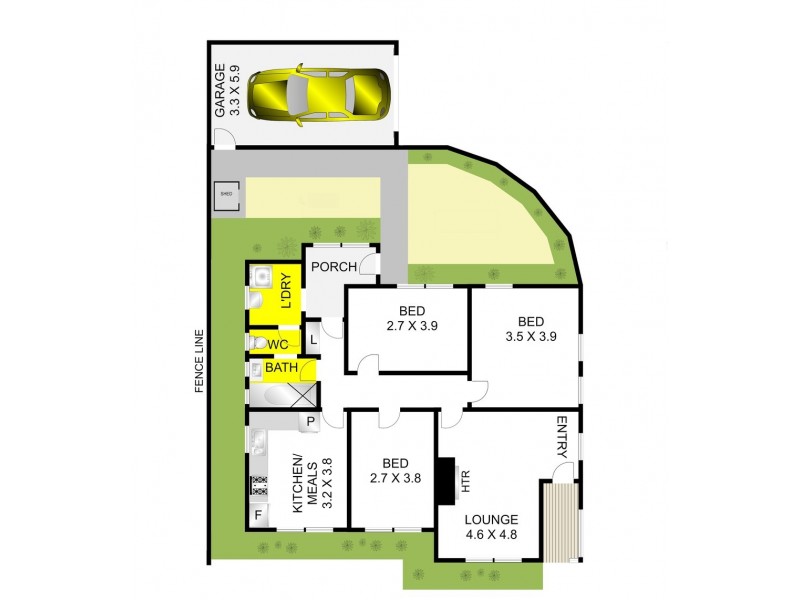 25B Gerbera Avenue, Norlane VIC 3214 Floorplan