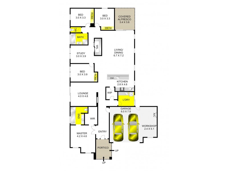 1A Yooringa Avenue, Norlane VIC 3214 Floorplan