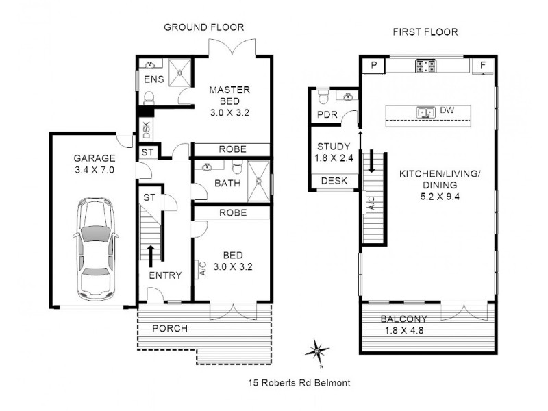 15 Roberts Road, Belmont VIC 3216 Floorplan