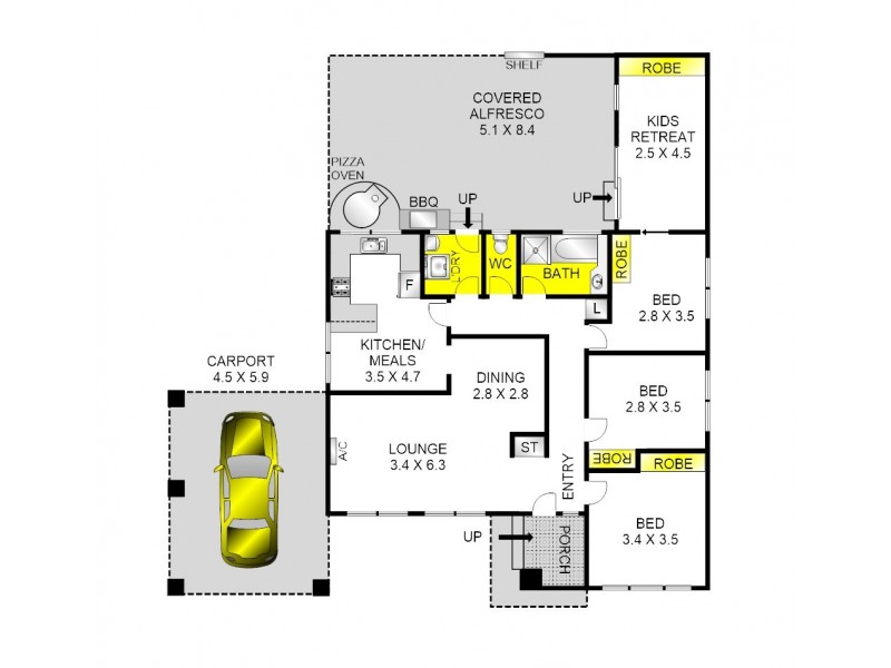 2 Grevillea Avenue, Corio VIC 3214 Floorplan