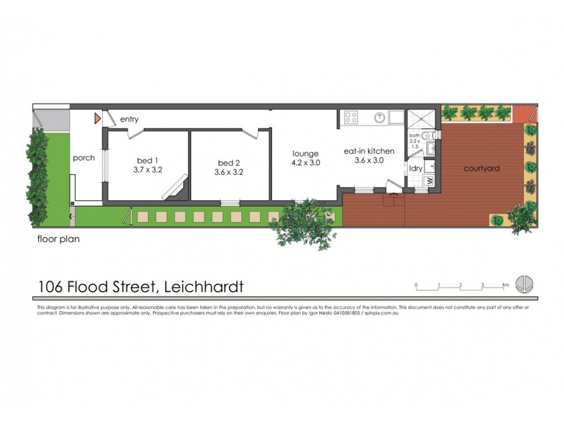 106 Flood Street, Leichhardt NSW 2040 Floorplan