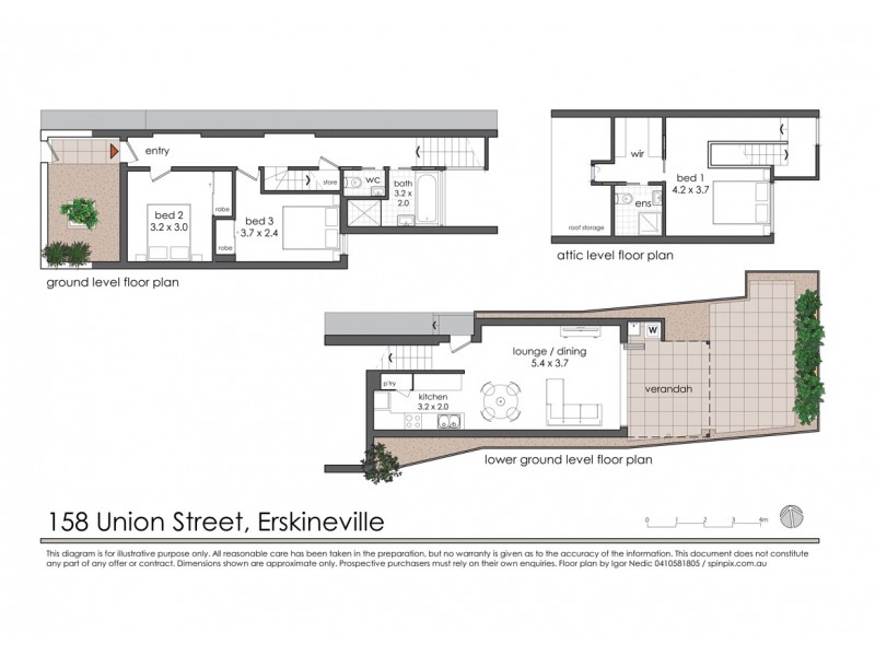 158 Union Street, Erskineville NSW 2043 Floorplan