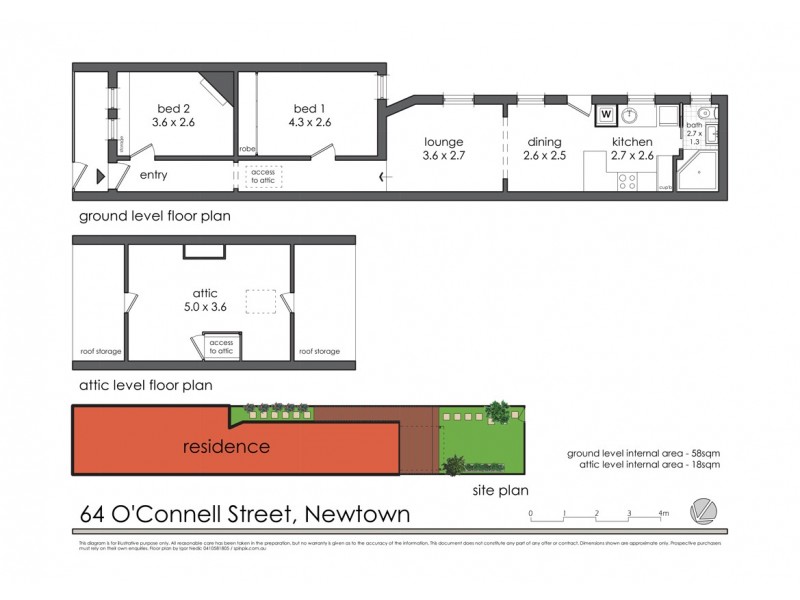64 O’Connell Street, Newtown NSW 2042 Floorplan
