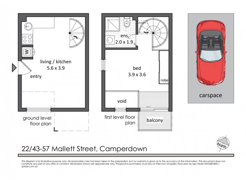 22/43-57 Mallet Street, Camperdown NSW 2050 Floorplan