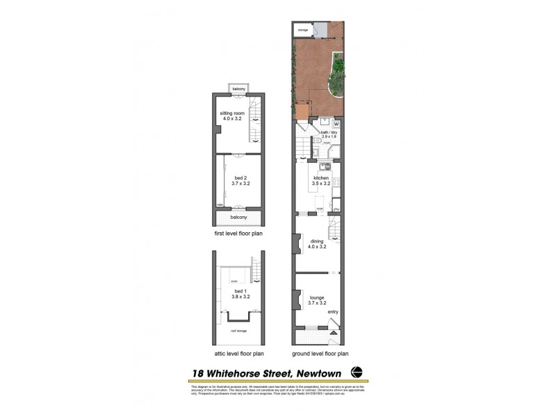 18 Whitehorse Street, Newtown NSW 2042 Floorplan
