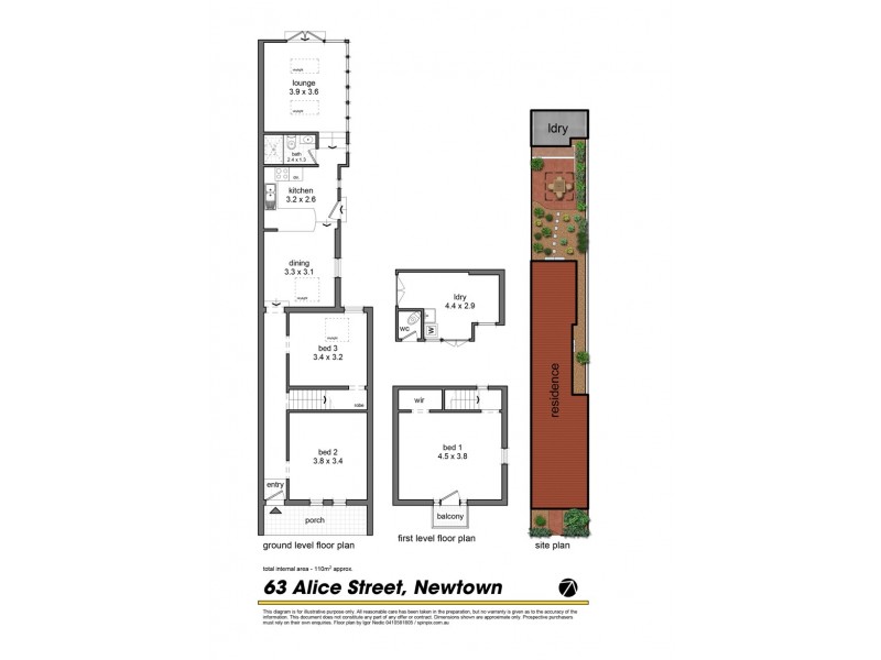 63 Alice Street, Newtown NSW 2042 Floorplan