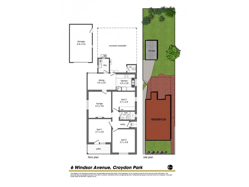 6 Windsor Avenue, Croydon Park NSW 2133 Floorplan