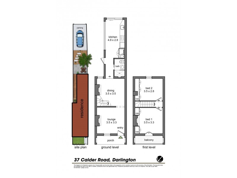37 Calder Road, Darlington NSW 2008 Floorplan
