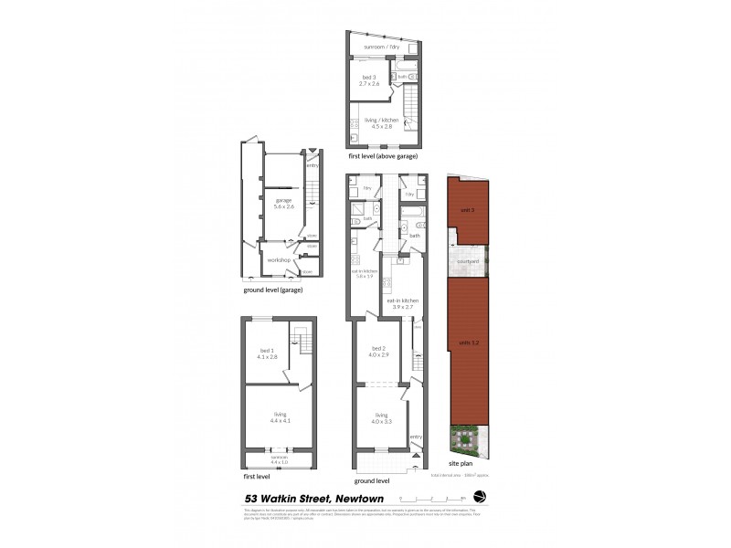 53 Watkin Street, Newtown NSW 2042 Floorplan