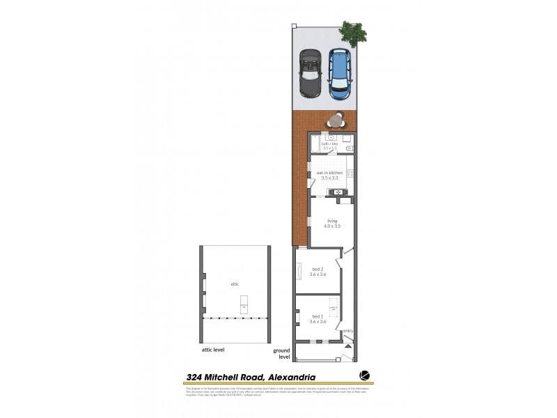 324 Mitchell Road, Alexandria NSW 2015 Floorplan