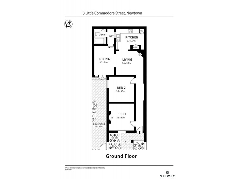 3 Little Commodore Street, Newtown NSW 2042 Floorplan