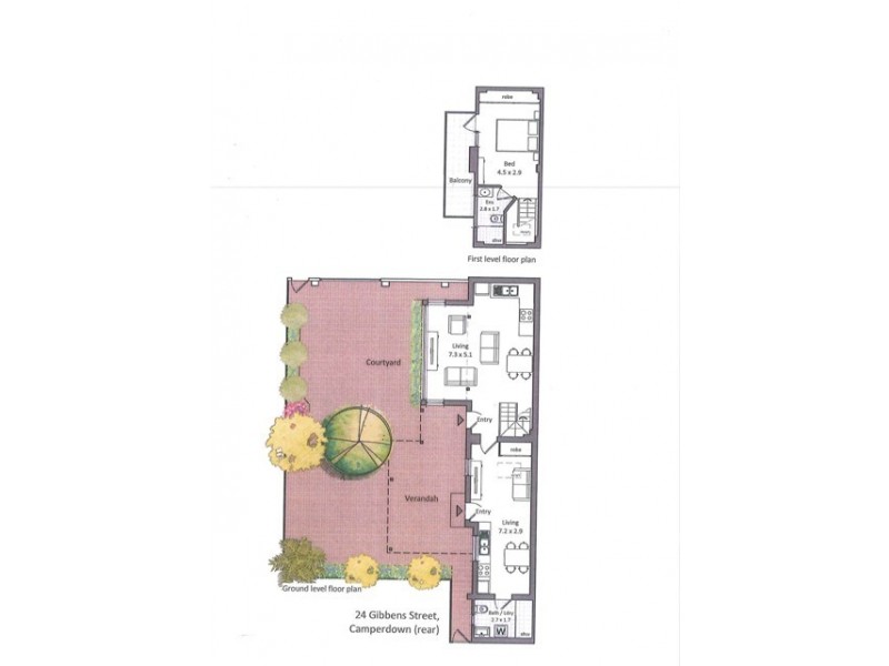 24a Gibbens Street, Camperdown NSW 2050 Floorplan