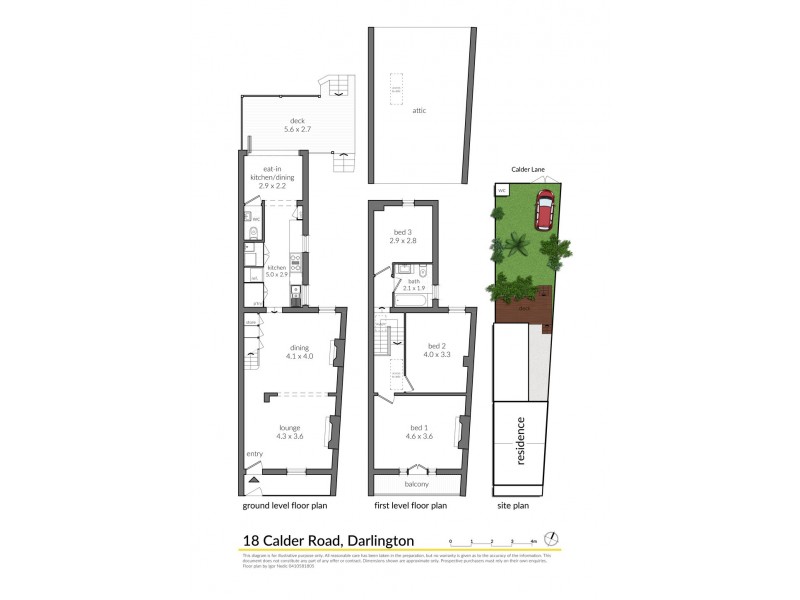 18 Calder Road, Darlington NSW 2008 Floorplan