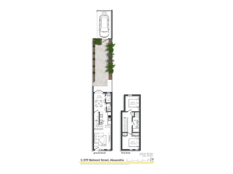 1/299 Belmont Street, Alexandria NSW 2015 Floorplan