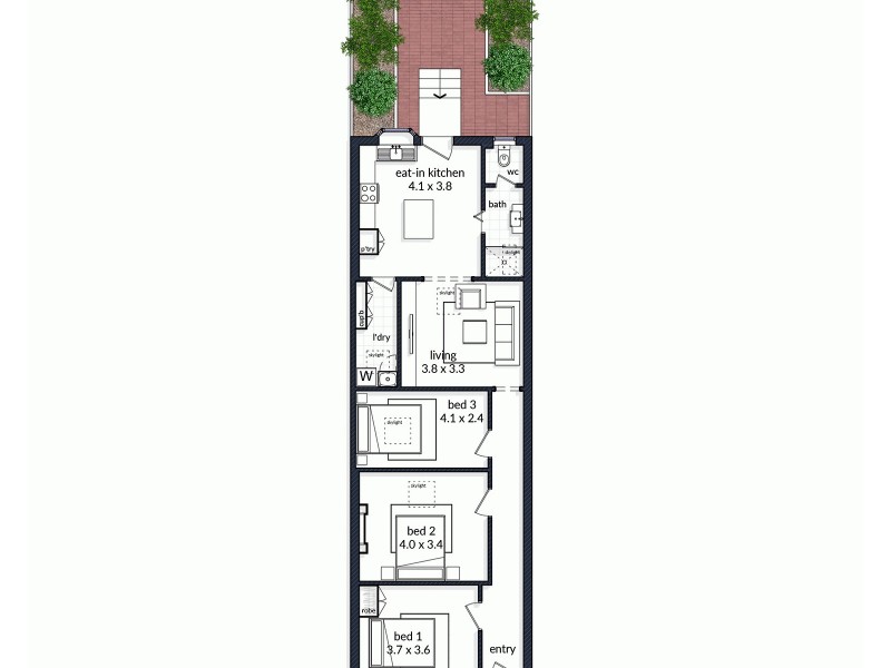 12 Warwick Street, Stanmore NSW 2048 Floorplan