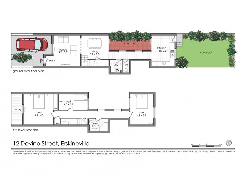 12 Devine Street, Erskineville NSW 2043 Floorplan