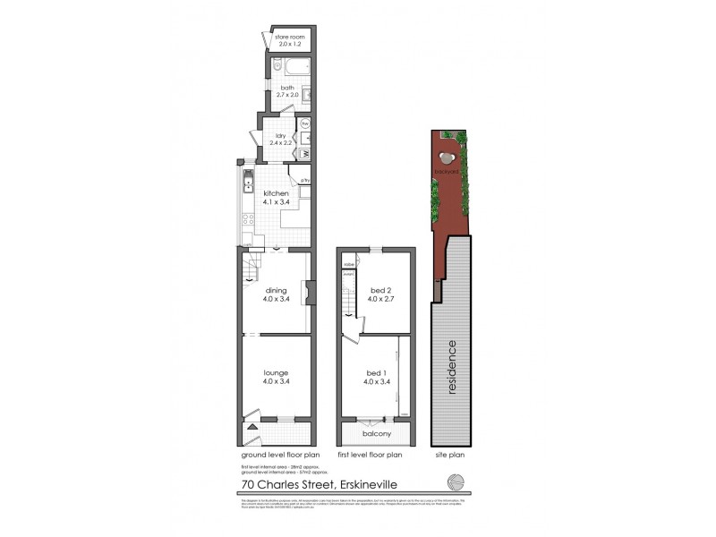 70 Charles Street, Erskineville NSW 2043 Floorplan