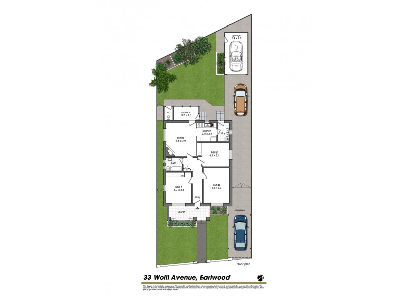 33 Wolli Avenue, Earlwood NSW 2206 Floorplan